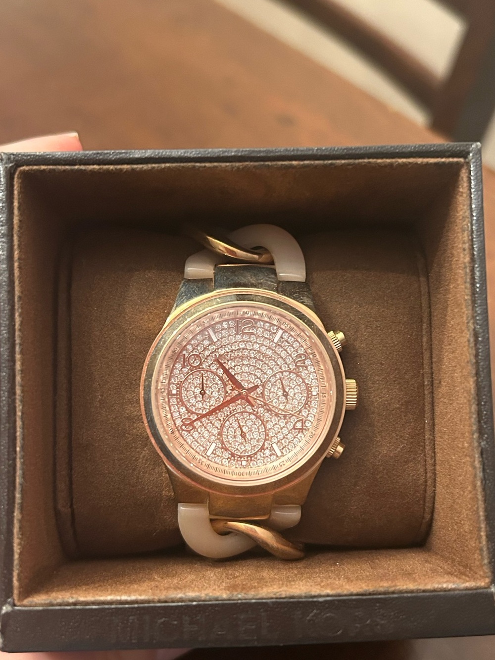 Michael Kors Rose Gold & Crystal Women's Watch